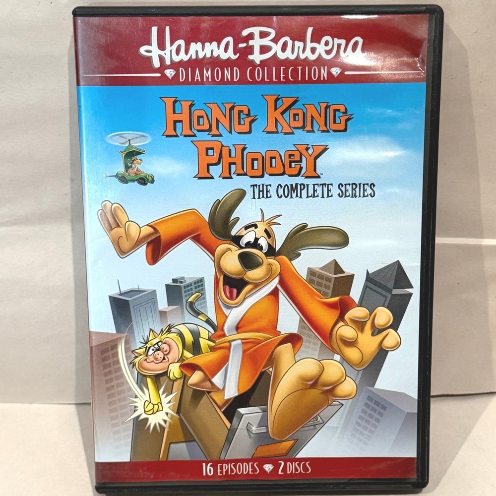 Hong Kong Phooey Complete Series DVD Hanna-Barbera Diamond Collection 2-Disc